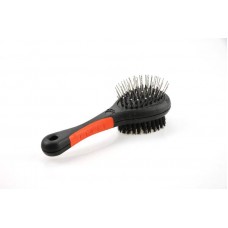 10017 - ESCOVA DUPLA PET BLACK P18CM E-04