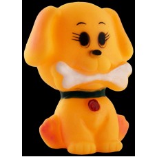 10040 - MORDEDOR CACHORRINHO COM OSSO 10CM M-83