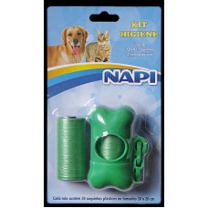 10071 - KIT HIGIENE 2 ROLOS (20 SACOS)+COLETOR
