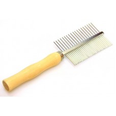 10142 - PENTE PET CABO MADEIRA DUPLO 49 DENTES