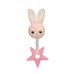 MORDEDOR PET PELUCIA COELHO COM ESTRELA