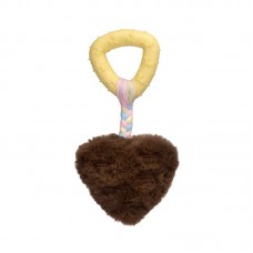 MP-52 - MORDEDOR PET PELUCIA CORACAO COM ARGOLA