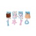KIT PELUCIA C/MORDEDORES 4PCS KIT-P02